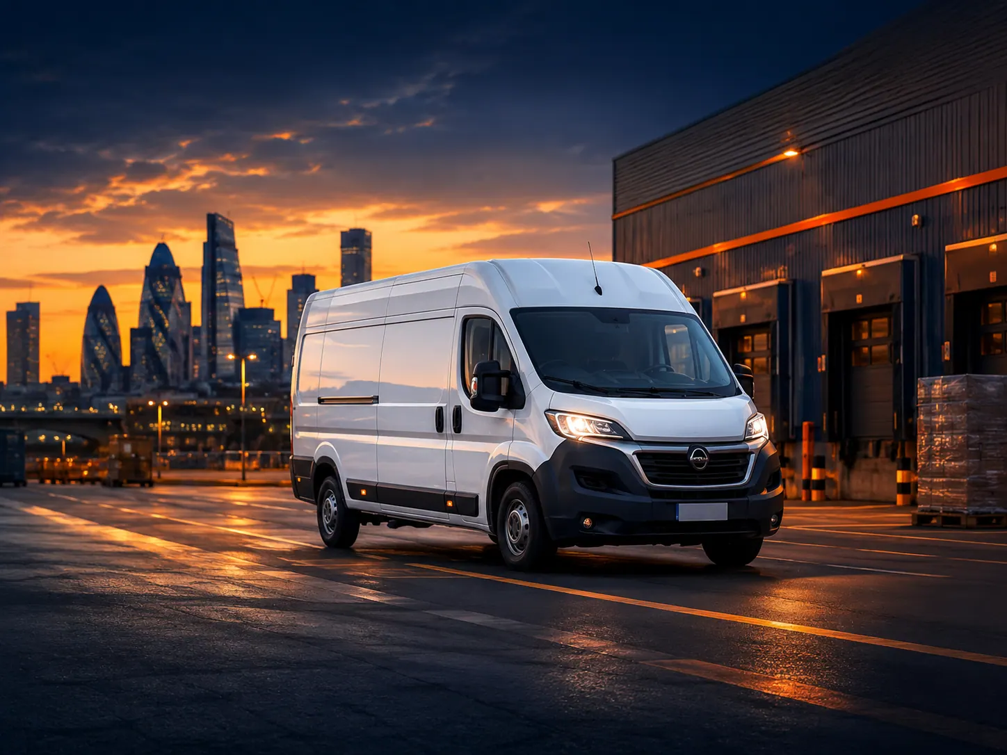 Nextway UK courier van ready for nationwide delivery